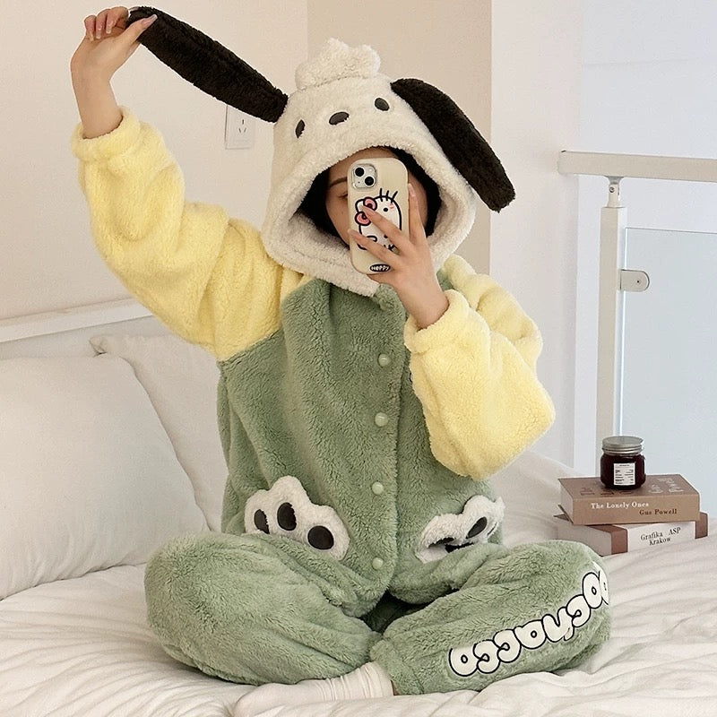 Pijama personajes perrito (solo bata )