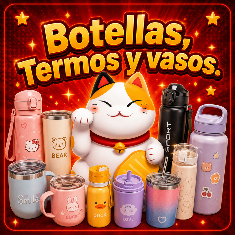 VASOS,TERMOS Y BOTELLAS