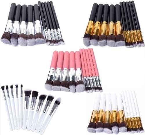 4 paquete brocha kabuki 10 pz