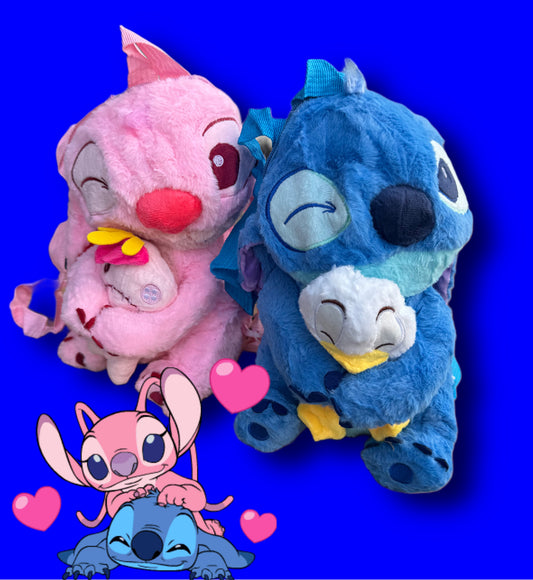 Mochila stich rosa o azul