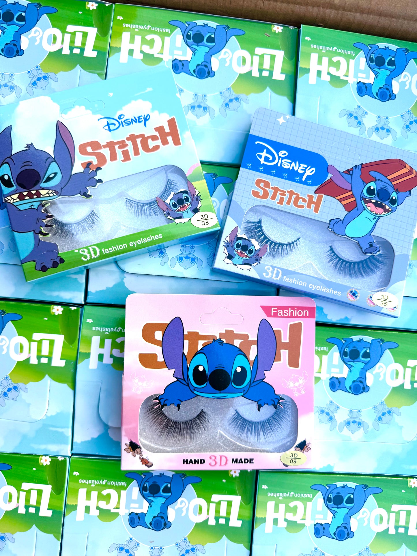 12 pestañas stich
