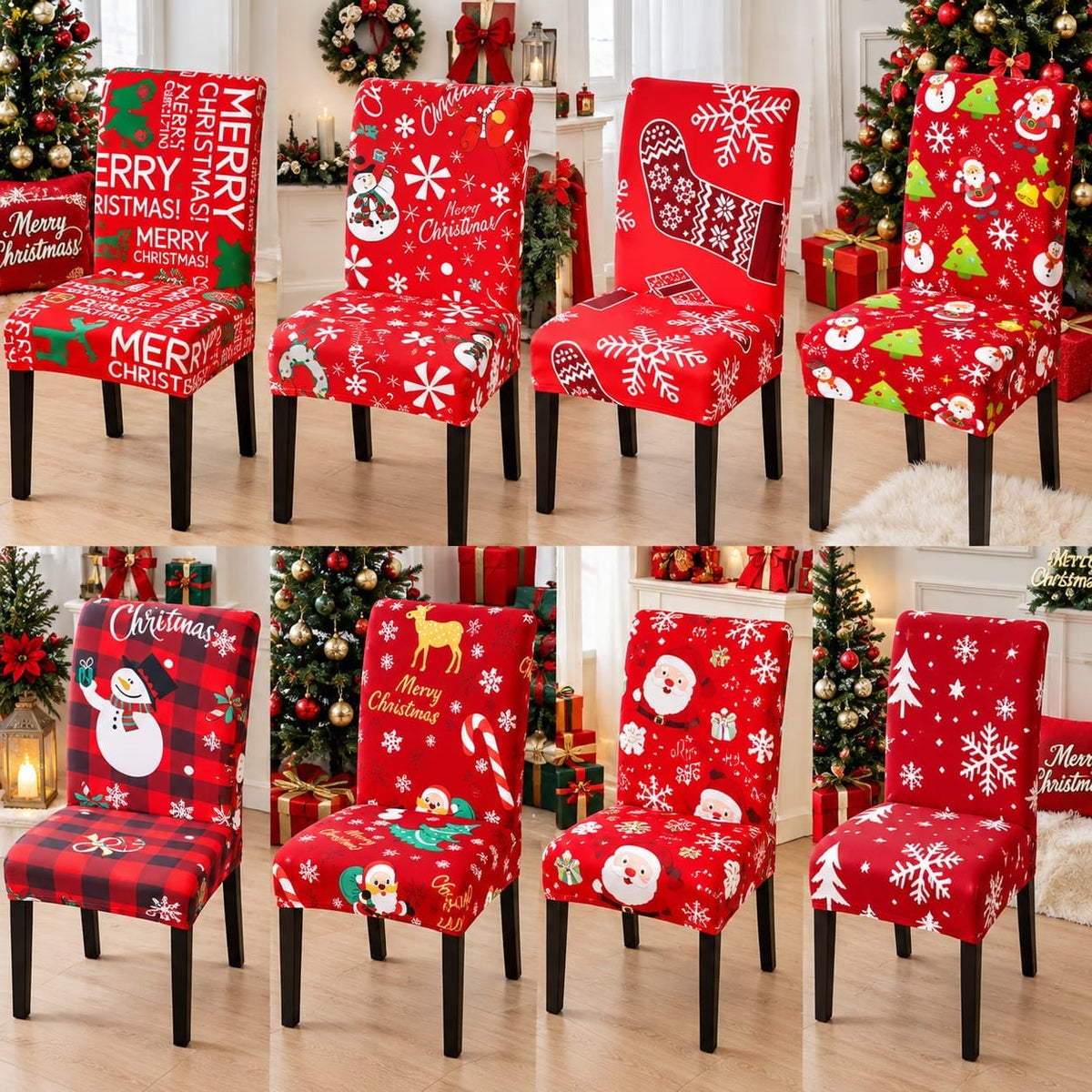 FUNDA SILLA NAVIDAD universal