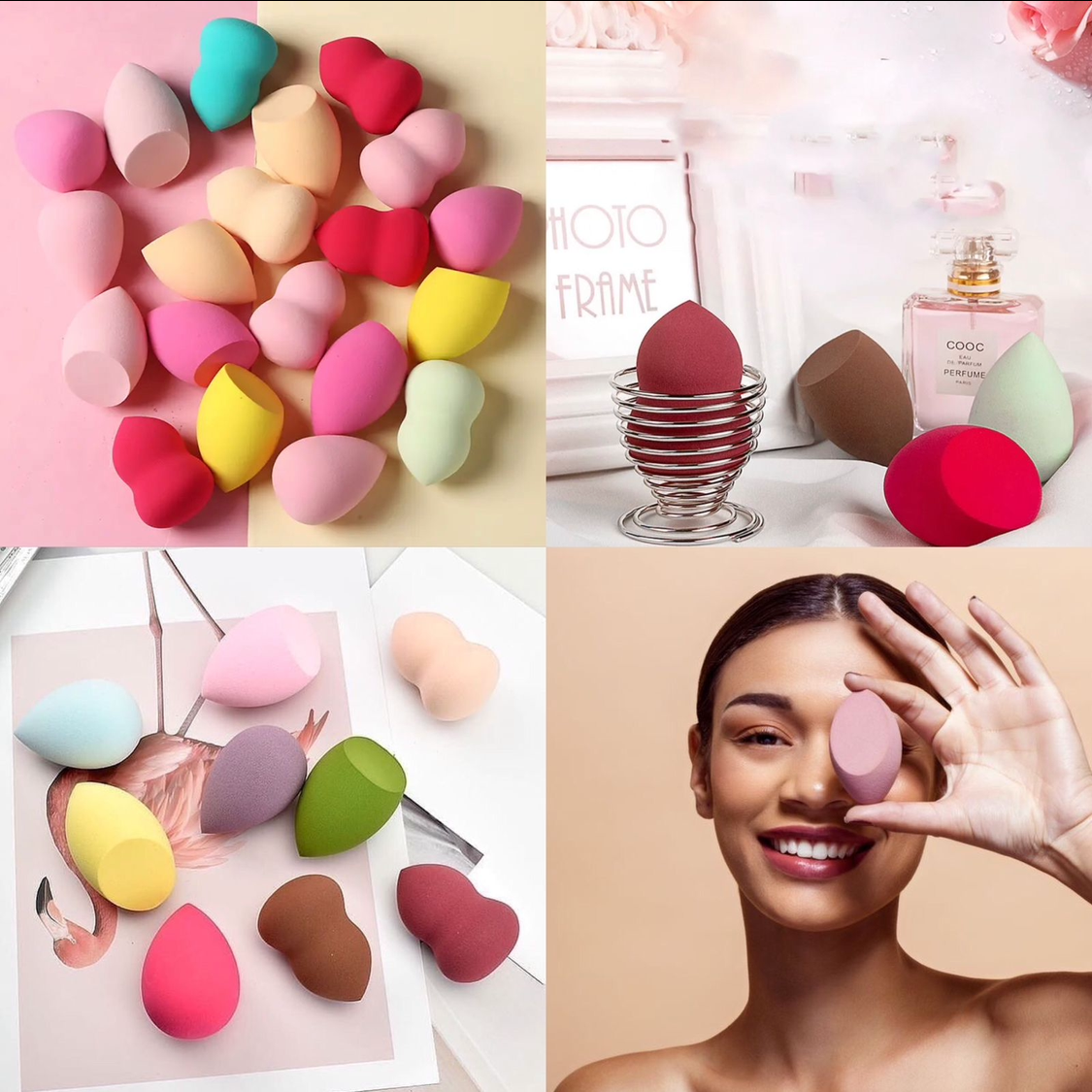 12 Esponja para Maquillaje caja individual AA-47
