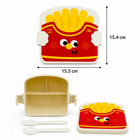 1pc|Topper diseño de papas (incluye tenedor y cuchara) |6QXA
