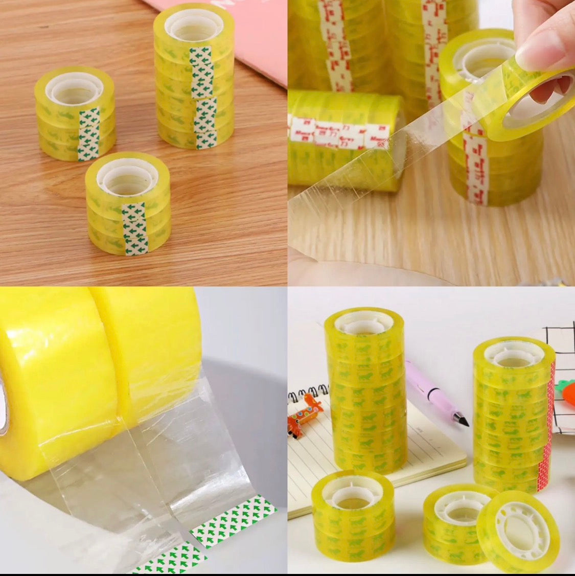 12 Cintas transparente 7H-2