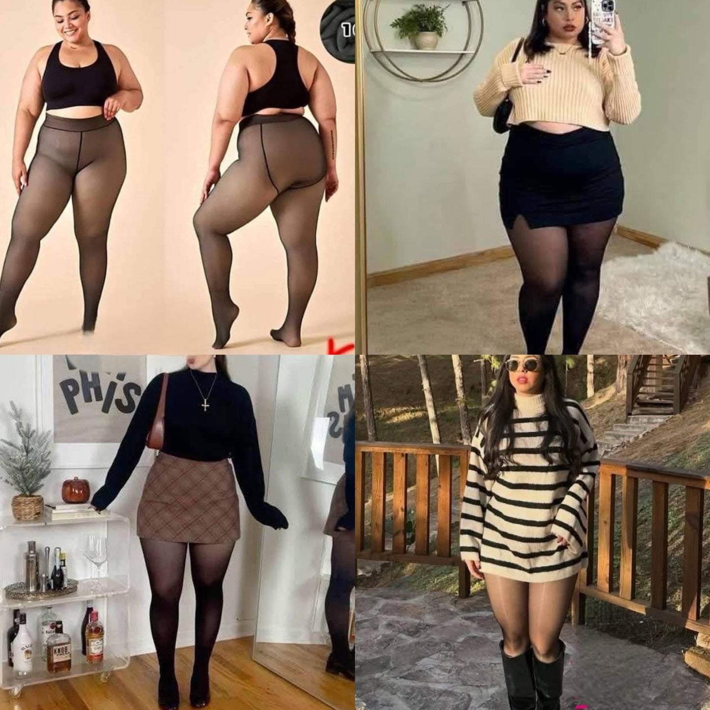 Mallones  térmicos tallas plus