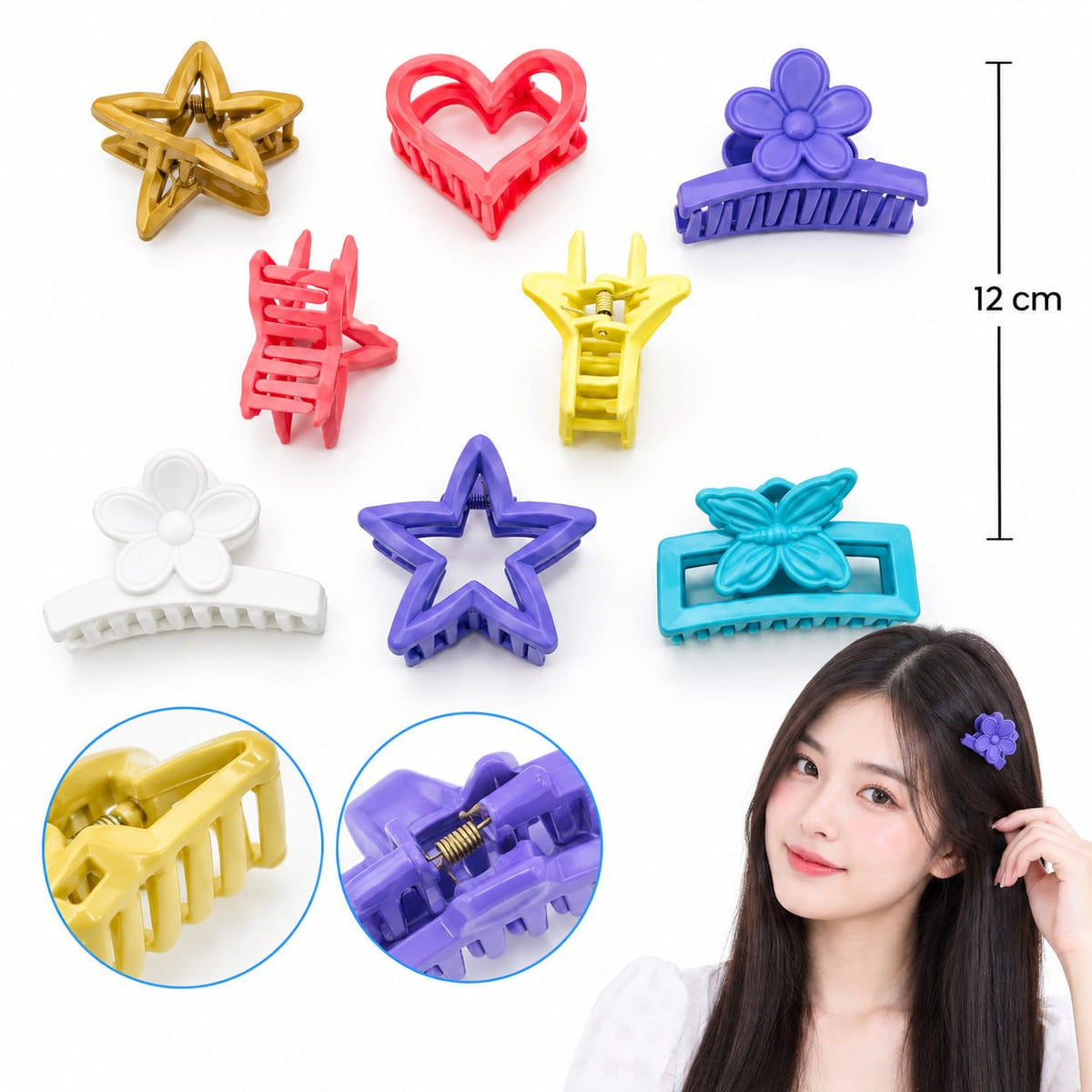12pc|Pinza surtida| TJZ-2670