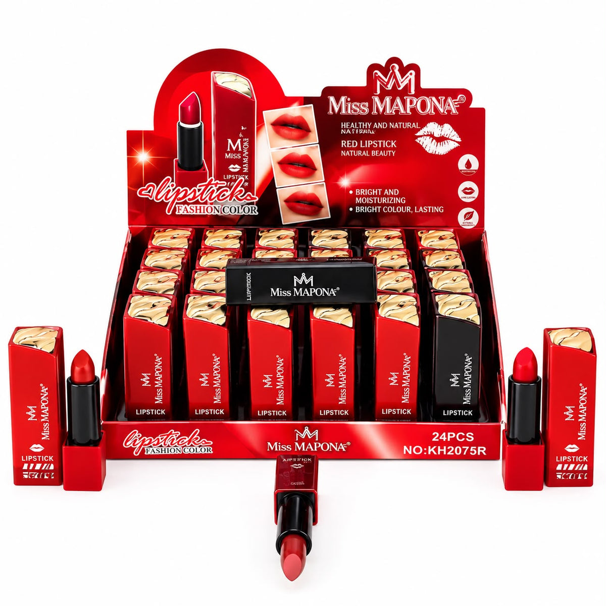 24pc|Labial lipstick fashion color| KH2075R