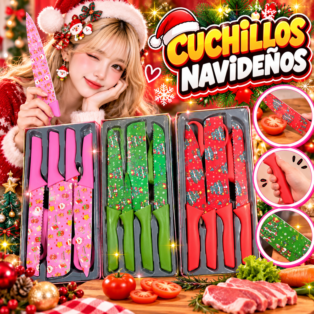 Cuchillo Navidad