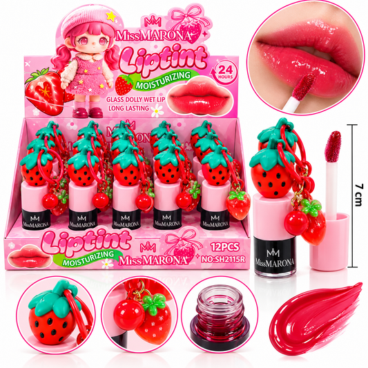12pc|Liptint Gloss fresa|SH2115R