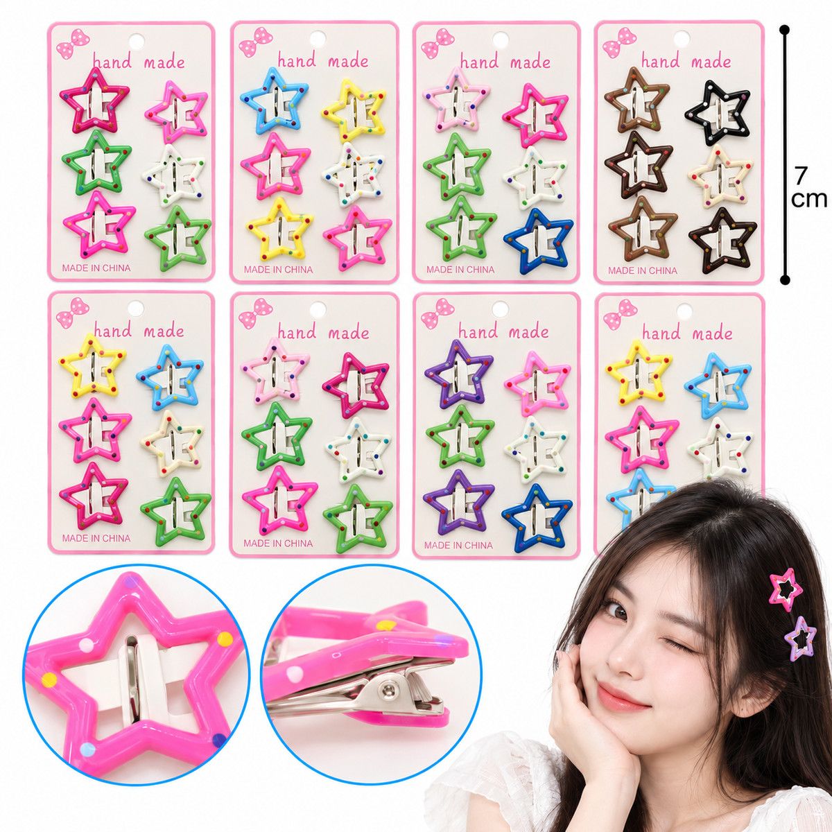 12 broches estrella |C460
