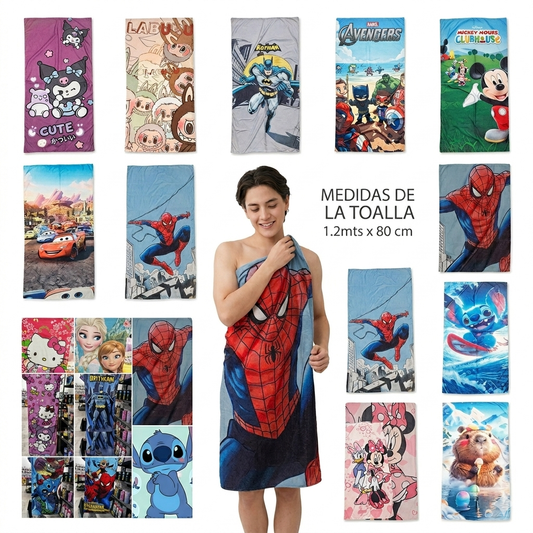 1pc | Toalla Disney  | 137X67CM | 6999