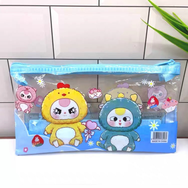 12  lapiceras transparente BR-19