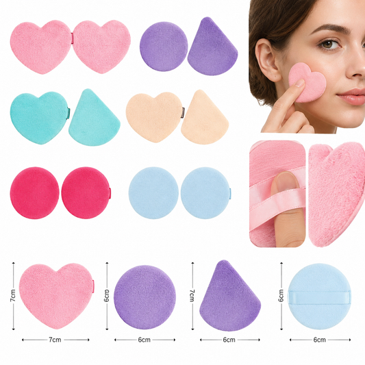12 Duo borlas de maquillaje B69