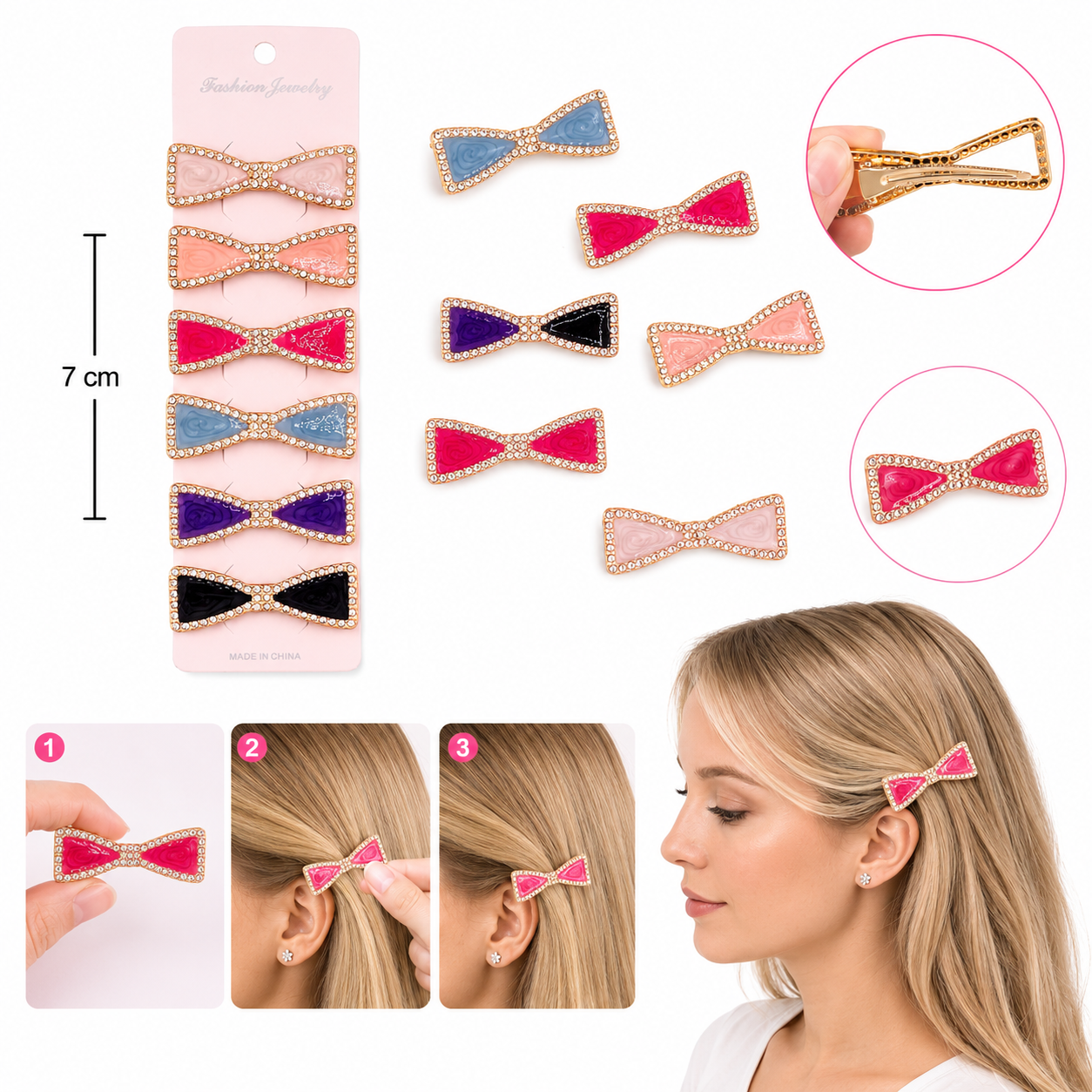 12 Broche Moño BB-2