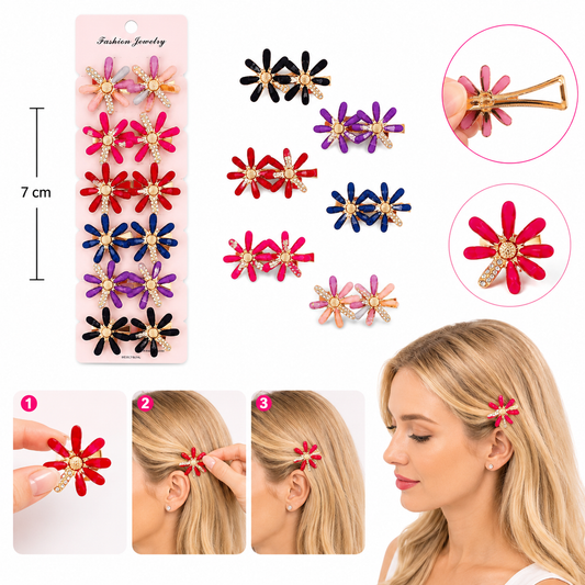 12 Broches Flores BB-1