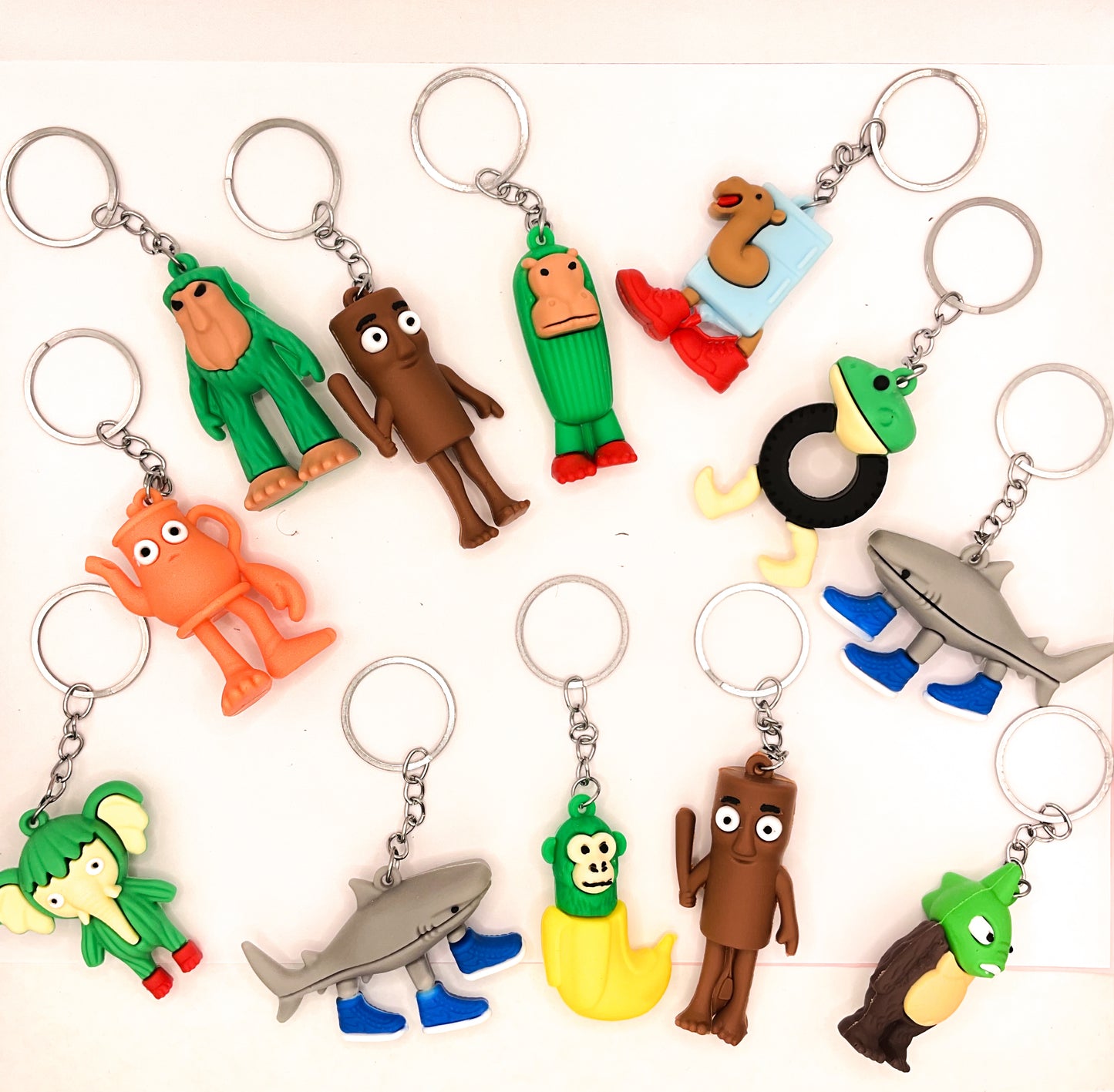 12 Llaveros Tralalero Tralala