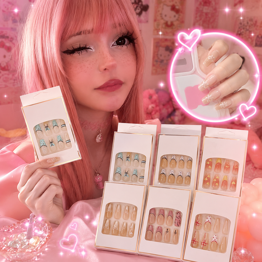 12 Uñas CUTE B76