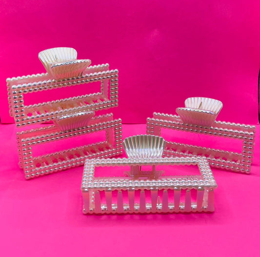 12 Pinzas perlas 10Cm TJZ-2604A