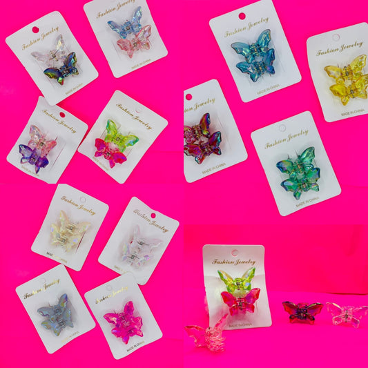 12 Pinzas Dúo Mariposa 21-888 5C