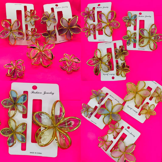 12 Set pinza flor picos 20-872B (7Cm-5Cm)