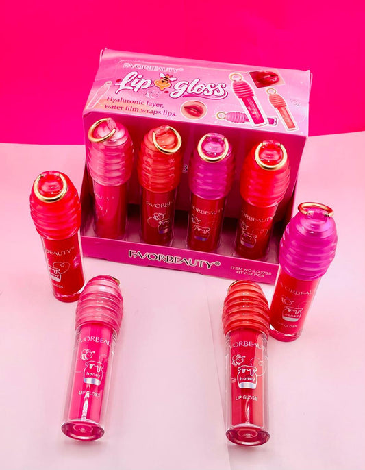 12 Lip Gloss abeja LG3735