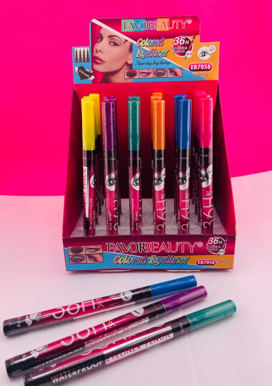 24 Delineador Colores EB7058
