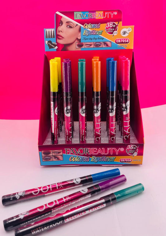 24 Delineador Colores EB7058