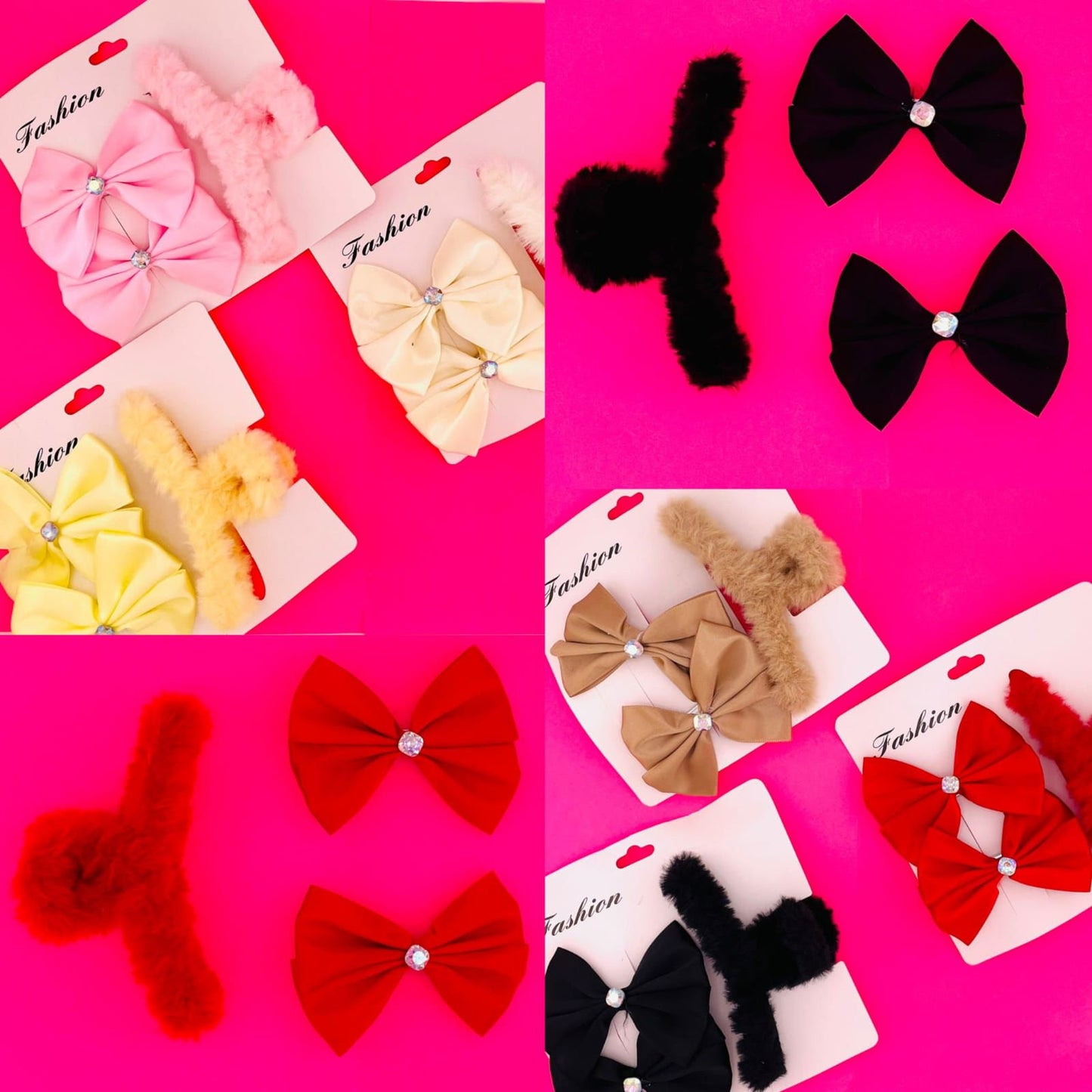 12 Set de pinza con moño B14