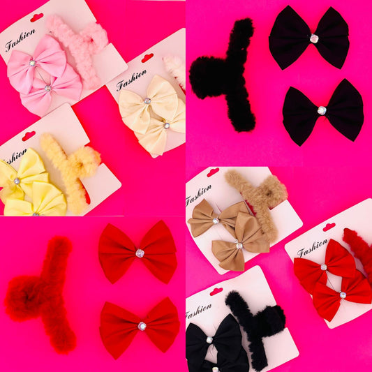 12 Set de pinza con moño B14