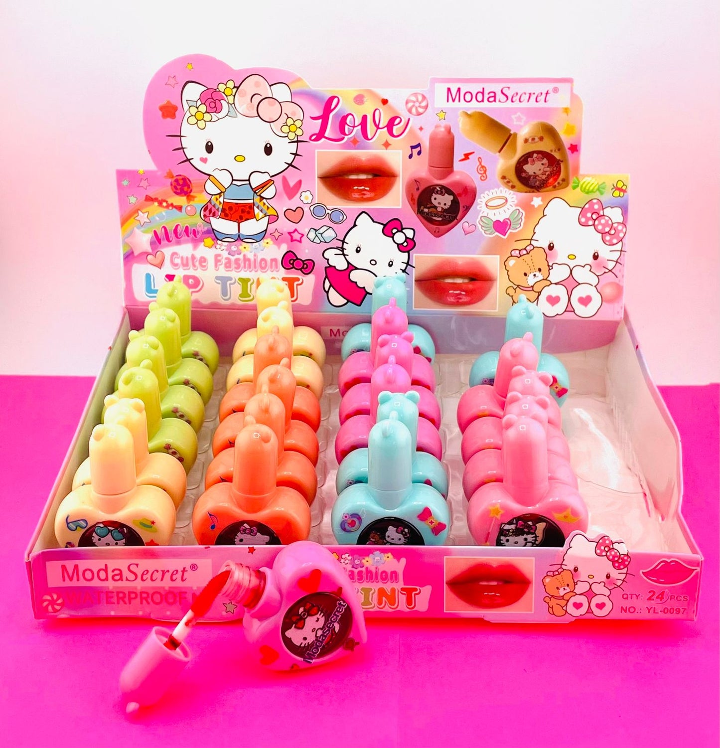 24 Tinta corazón Hello kitty YL-0097