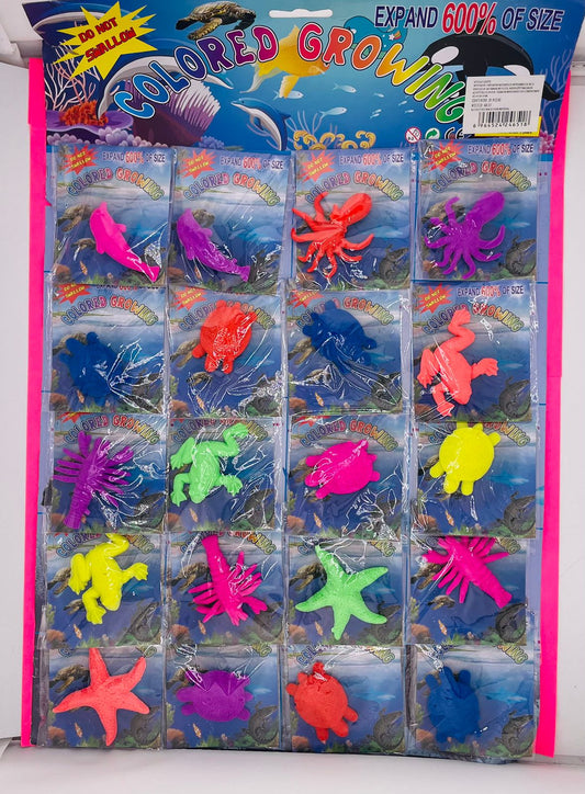 20 juguetes acuático expansible AA-51