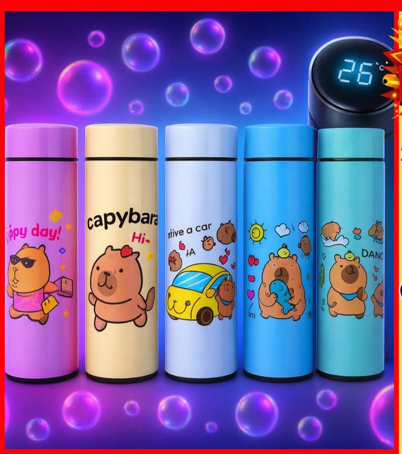 Termo led Capibara 500ml