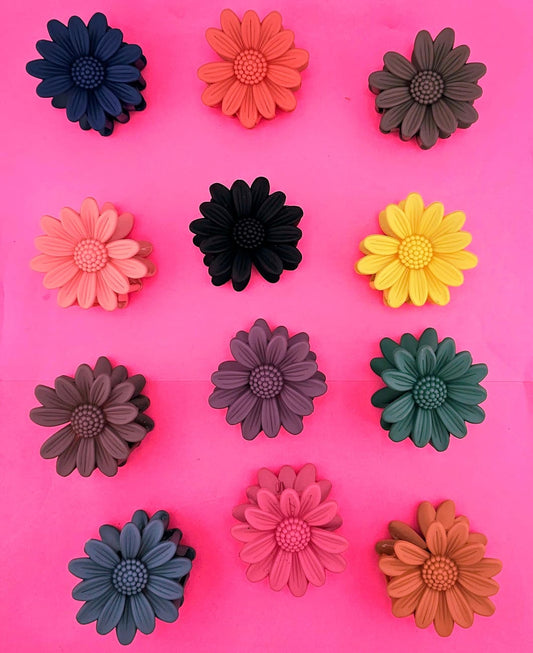 12 Pinzas Girasol 5.5cm FJ-515D