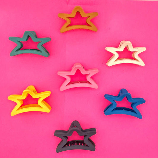 12 Pinzas Estrellas FJ-535C 7cm
