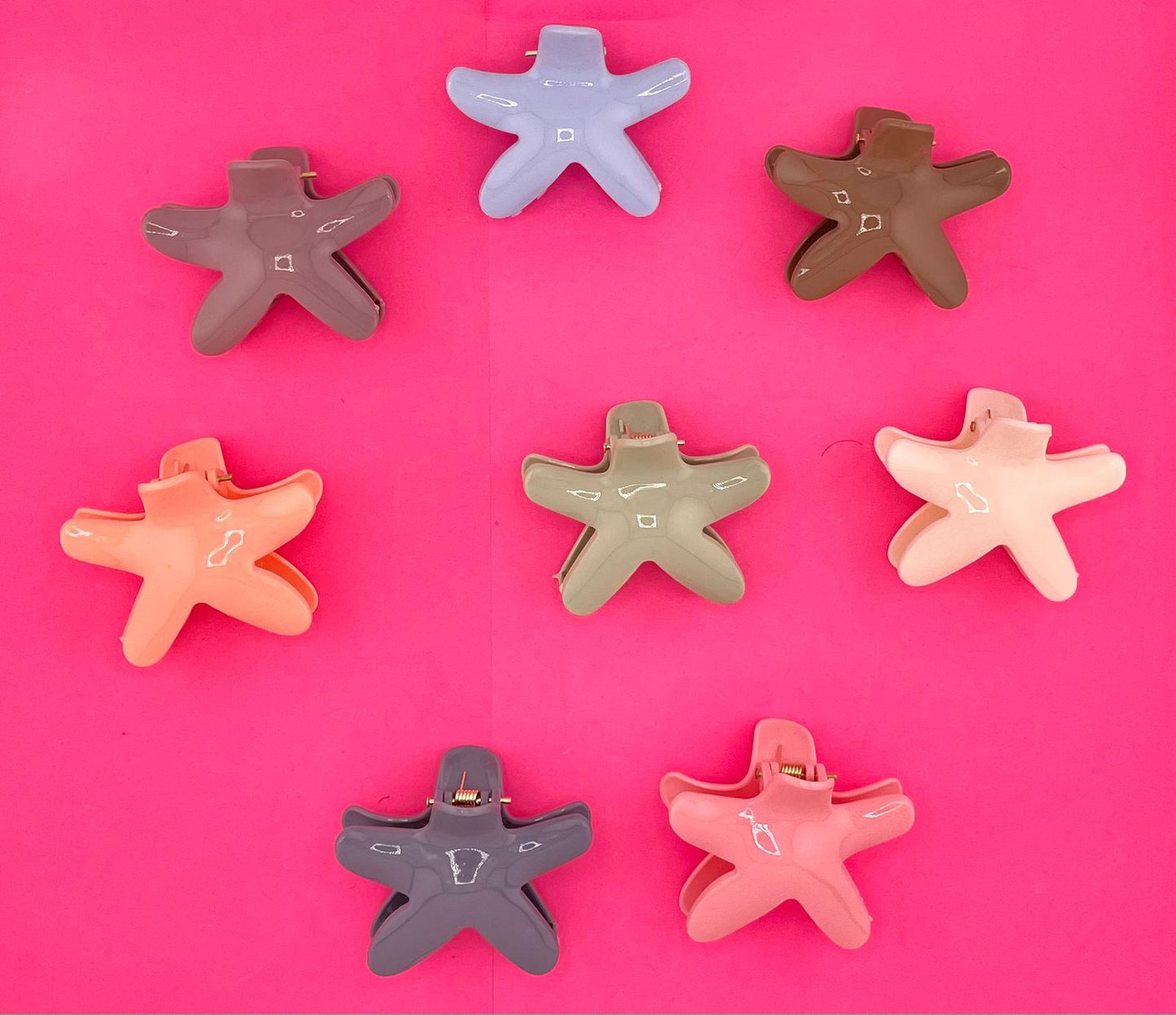 12 Pinzas Estrella FJ-534A 7cm