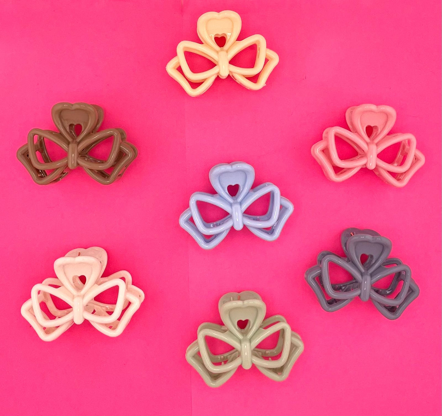 12 Pinzas Moño FJ-534B 7cm