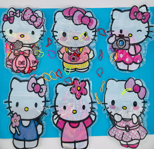 12 PAQ Ligas Hello Kitty XX-B36