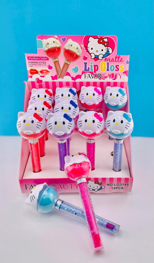 12 Lip Gloss Paleta Kitty LG3149