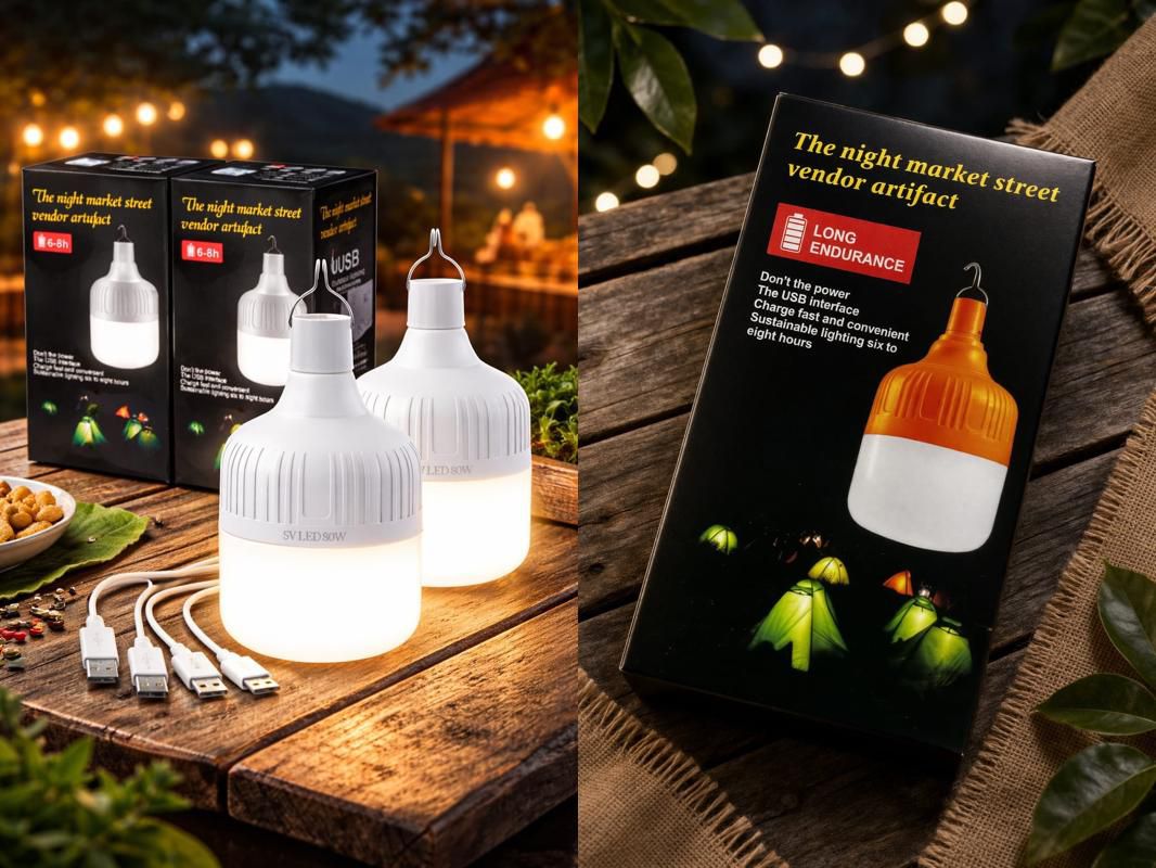 Foco led portatil recargable 6686 60w