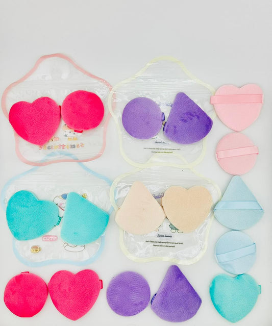 12 Duo borlas de maquillaje B69