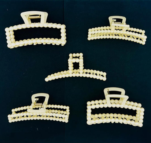 12 Pinzas perlas (B)