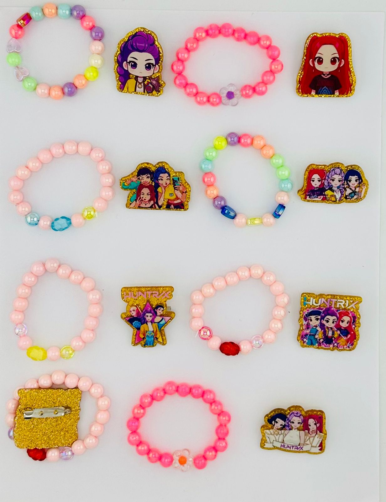 12 Pulseras con broche HUNTRIX 26MAB-11