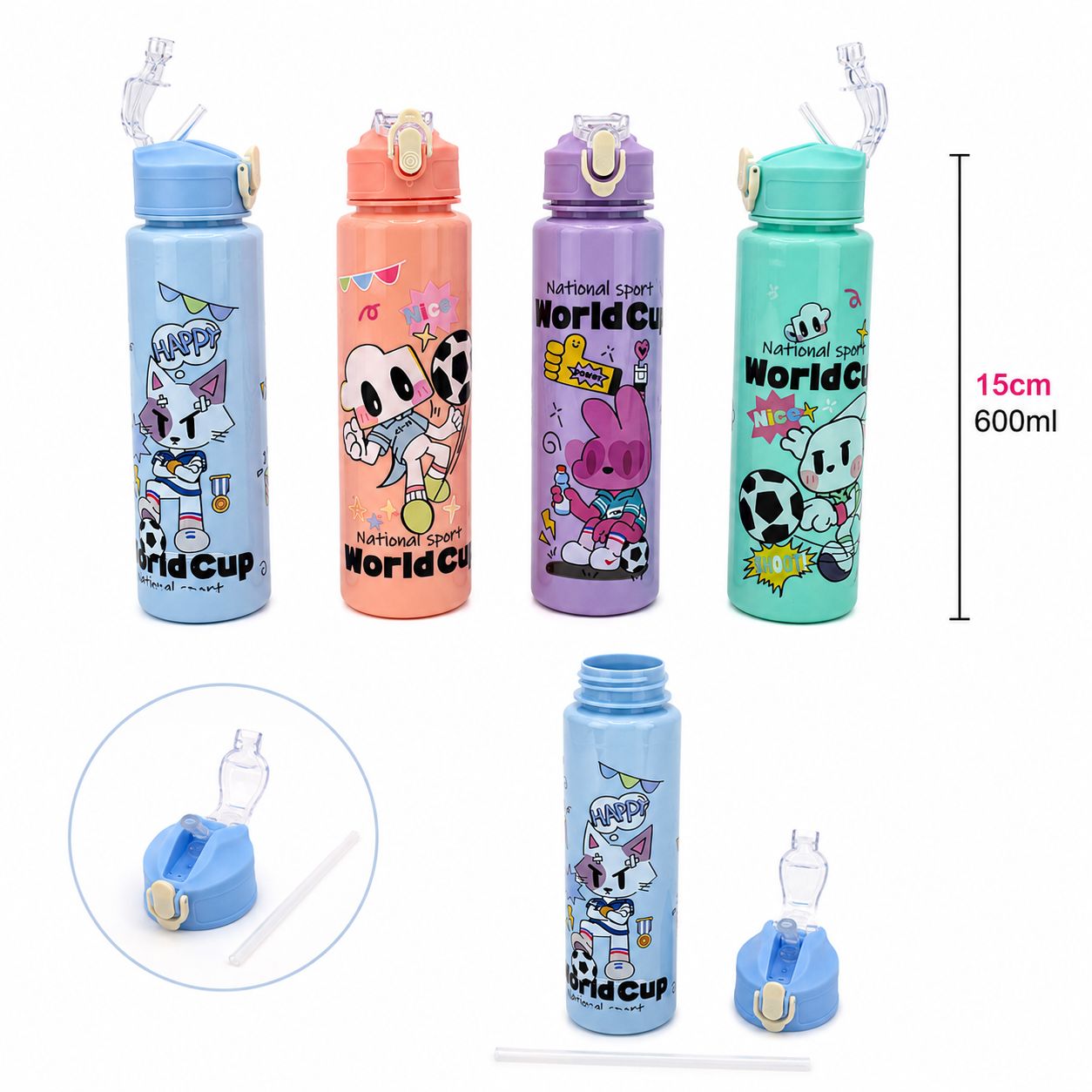 Botella futbol 8917