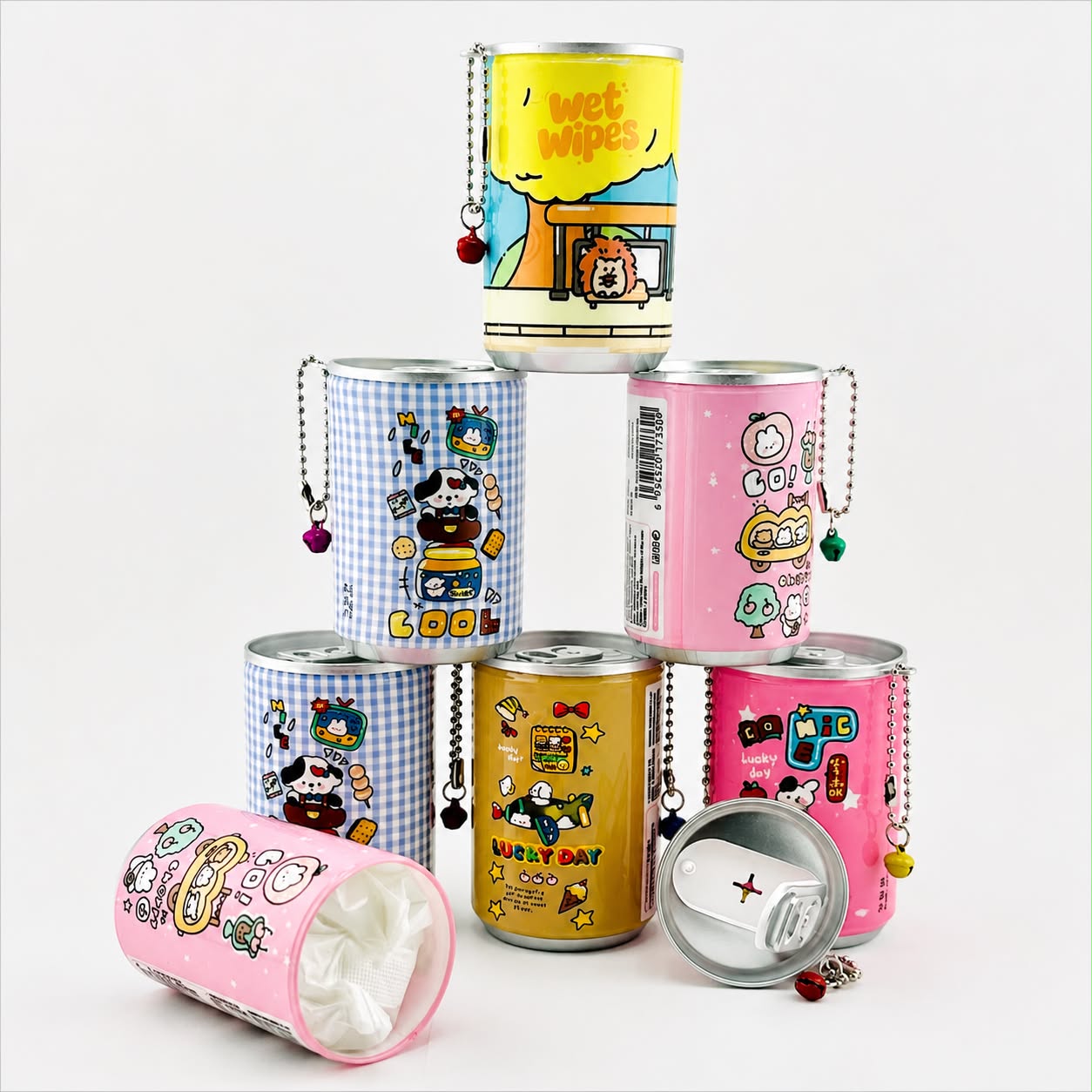 12 Latas de tuallitas humedas 0065