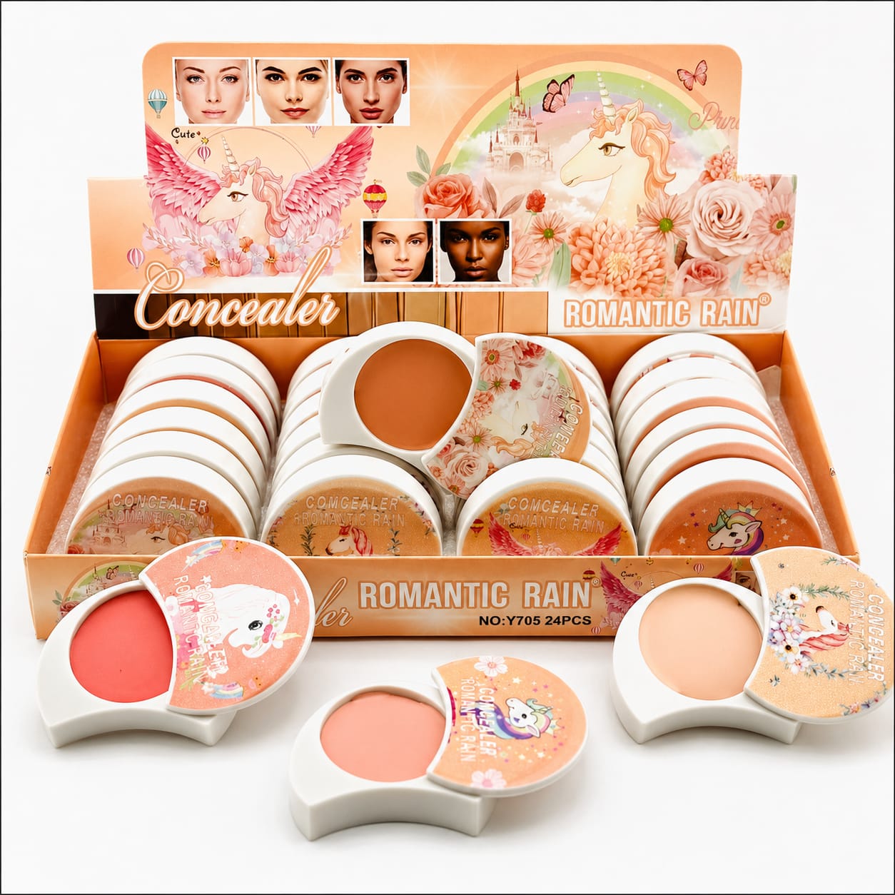 24 (Corrector y base) cremosos (2 en 1) Y705
