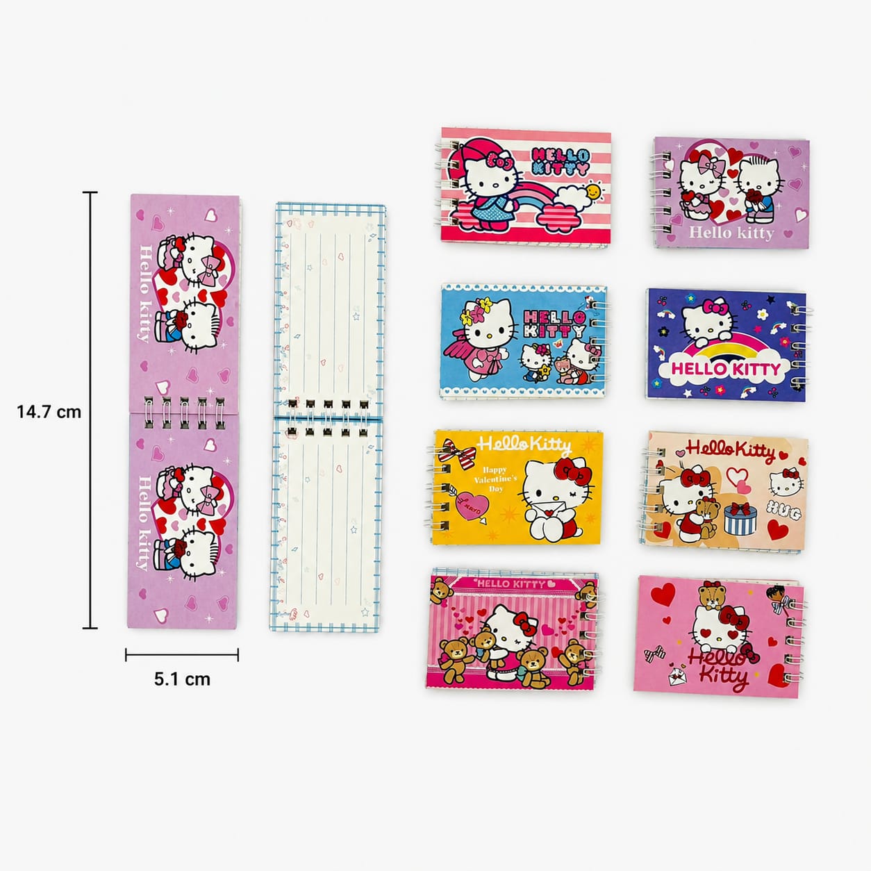 8 MIni libreta Hello Kitty 2228