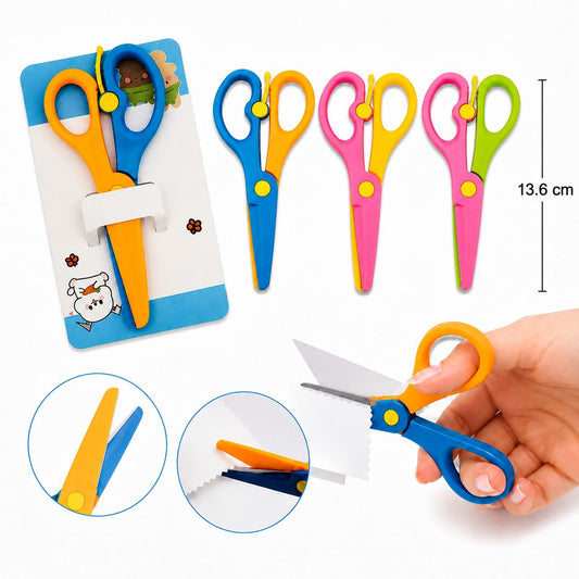 12pc|Tijeras safety scissors |11H-4