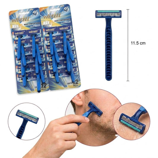 24pc| Rastrillos wetell |WT82843