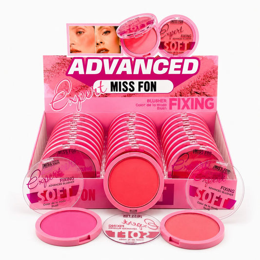 24 pc |Blush  en polvo expert miss fon | S354